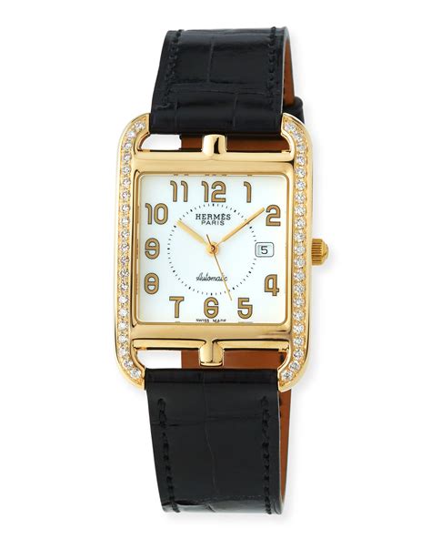 hermes cape cod watch gold|hermes cape cod watch review.